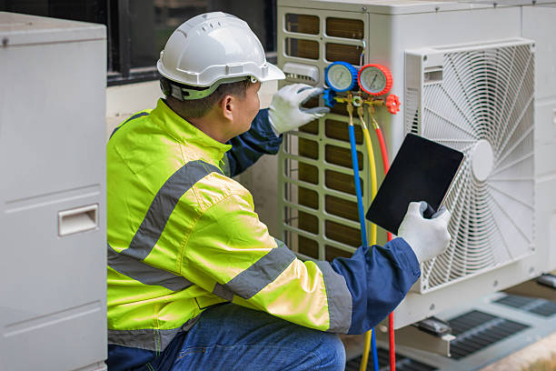 Professional Air Conditioning Repair technician working in Wapakoneta, OH